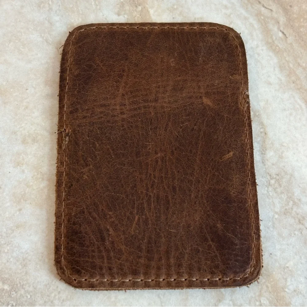 Hide & Drink leather card holder